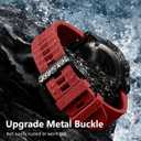 2 x GEAK 22mm QuickFit Replacement Compatible for Garmin Fenix 7/6/5 Watch Band, Sport Strap for Garmin Instinct Band/Instinct 2 Watch Bands, Soft Wristband for Approach S60/S62/Garmin Forerunner 945/935