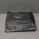 Car Storage Organizer [2025 UPDATED] Leather Car Caddy Basket for Front Seat Floor Back Seats Metal Handle 6 Compartments Adjustable Strap Buckles Slip-Resistant (Black)