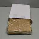 ReliThick 12 Pack Metallic Paper Gift Bag with Handles and Tissue Paper 11.8 x 10 x 4'' Thank You Favor Bag for St. Patrick's Day Wedding Bridesmaid Groomsman 5 Senses Gifts (Kraft,Gold)