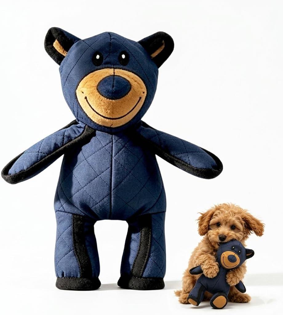 2026 New Unbreak-Bear Dog Toy, Indestructible Bear Dog Toy for Heavy Chewers, Tough Unbreakable Bear Dog Companion Toy for Aggressive Chewers, Durable Unbreakable Dog Toy for Large Medium Dogs