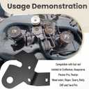 532151785 Arm Bracket Roller Cam Kit for AYP/Husqvarna/Craftsman 42" Mower Deck 184907 131335 155046 LT1000 LT2000 Included 532184907 131335 532155046