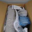 Ergonomic Office Chair,Ultra Thick Office Desk Chair with Adjustable Lumbar Support and Headrest,Spring Cushion,Rocking Function,Flip-up arms,Mesh Computer Chair for Home Office,Grey