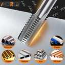 DECKRKAT 1" NPT Pipe Tap, Precision Carbon Steel NPT Tap Set for Clean Accurate Threads, 1" NPT Tap, Perfect for Plumbers Mechanics DIYers, with Durable Plastic Case.