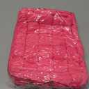 Puffer Quilted Makeup Bag Cosmetic Bags,Puffy Travel Toiletry Pouch for Women,Cute Checkered Zipper Bag Travel Essential,Portable Aesthetic Make up Organizer Bag for Gifts Work Daily(RoseRed,M)