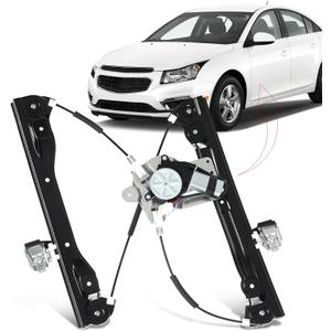751-739 Front Left Driver Side Power Window Regulator with Motor Fit for 2012-2015 Chevy Cruze 2016 Cruze Limited (2 Pins Terminal Connector Only) W/O Anti-Pinch 95382556