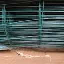 Tongmo 4 ft x 100 ft Green PVC Coated Welded Wire Fence, 16GA Garden Chicken Wire Fence Roll, Mesh Size 2" x 4" Hardware Cloth, Ideal for Yard Protection and Poultry Netting