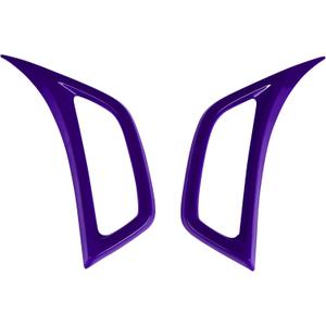 Savadicar 2-Piece Purple Fender Side Vent Accent Trim for Jeep Wrangler JL JLU 4xe & Gladiator JT 2018-Present Exterior Decorative Upgrade Accessories, Purple