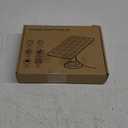 6W Solar Panel Charger for Eufy Camera, Solar Panel Compatible with Eufycam 3/3C/2/2 Pro/2C/2C Pro/E/E20/E40/L20/L40, with Micro USB & Type-C Port 9.8ft Cable