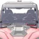 A & UTV PRO Front Vented Full Windshield for Polaris RZR PRO XP 2020-2024, RZR Turbo R 2022 2023 2024, Clear Heavy Duty Hard Coated Adjustable Vents Accessories, Replace OEM # 2883756, 2 Seater