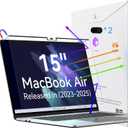 Magnetic Anti Blue Light Screen Protector for MacBook Air 15 Inch (2023-2025, M2, M3, M4), Removable Glare Filter for 15.3" Mac Laptop Computer
