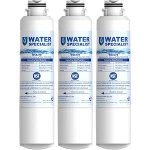 Waterspecialist DA29-00020B Samsung Water Filter for Refrigerators, Replacement for Samsung Water Filter DA29-00020B, HAF-CIN, RS25J500DSR, RF28HMEDBSR, HAF-CIN/EXP, RF4287HARS, RF28HFEDBSR, 3 Filters (3 Count (Pack of 1))