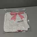 Women's 2 Piece Outfits Bow Graphic Crop Tank Top and Frill Bloomers Shorts Summer Outfits Trendy (XL)