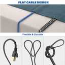 Orbram Cat 8 Ethernet Cable 15 ft, Nylon Braided High Speed Heavy Duty Network LAN Patch Cord, 40Gbps 2000Mhz SFTP RJ45 Flat Internet Cable Shielded in Wall, Indoor&Outdoor for Modem/Router/Gaming/PC