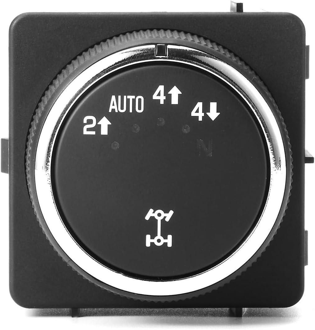 Chevy Silverado Suburban Tahoe Avalanche 1500 2500, GMC Yukon Sierra 1500 2500 Four Wheel Drive Switch - Transfer Case Selector Button Control (2008-2013 4WD Swich)