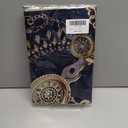 Head Scarf For Women Silk Like Hair Scarf Satin Printed Square Scarf Bandanas for Women 35 Inches (Beige/Black)