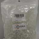 8mm Crackle Glass Beads for Jewelry Making, 700Pcs Round Crystal Beads for Bracelets, DIY Crafts (White Crackle)