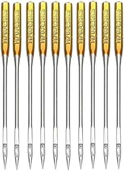 10Pcs Sewing Machine Needles, Large Eye Sewing Machine, Home Sewing Machine Needles, Sewing Macine (Size 16)