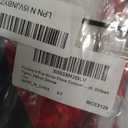 Funtery 5 Pcs Santa Claus Costume Women Christmas Suit Including Velvet Dress with Belt, Hat, Striped Tights, Velvet Gloves (XX-Large, Red)