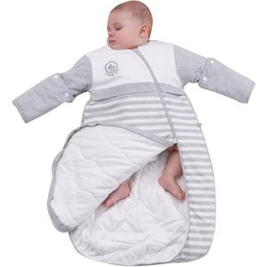 Babyah Kids Wearable Blanket Toddlers Baby Sleeping Bag Sleeves Detachable (36-54 Months, 3.5 Tog for 59 Below-grey)