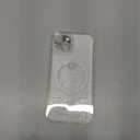 oakxco Glitter Case for iPhone 13 Mini Phone Case Silicone Compatible with Magsafe, Girly Cute Sparkly Bling Glittery Sparkle Magnetic Cases for Women, Jelly Rubber Gel Bright Mag Safe Cover, White