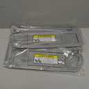 Left Driver and Right Passenger Side Sun Visor Gray Compatible with Honda Civic 2006 2007 2008 2009 2010 2011 Replaces # 83280-SNA-A01ZC 83230-SNA-A01ZC