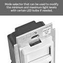 Leviton SureSlide Dimmer Switch for Dimmable LED, Halogen and Incandescent Bulbs, 6674-P0W, White