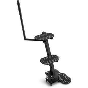 3 Step Boat Trailer Steps with Handrail, 500 lbs Capacity, EVA Anti-Slip