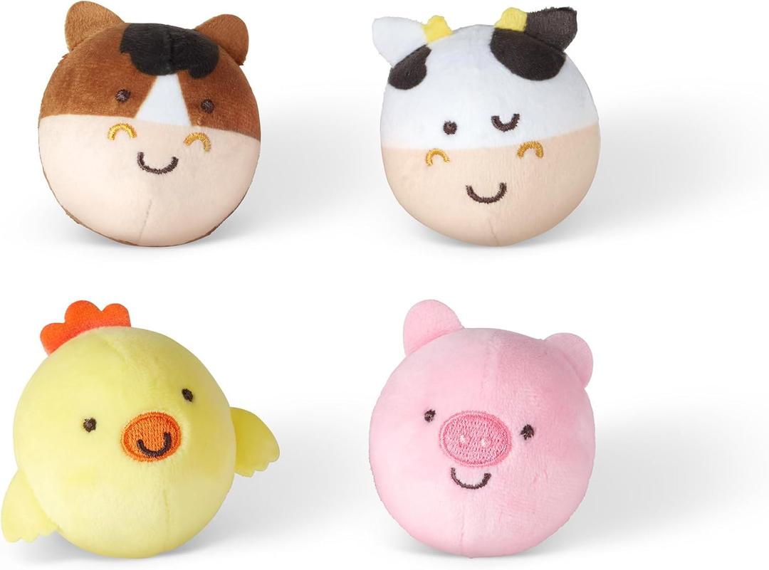 Melissa & Doug Rollables Farm Friends Infant and Toddler Toy (4 Pieces)