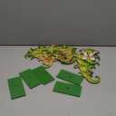 Pinkunn 5 Pcs Whimsical Christmas Table Decorations Wooden Lime Green Christmas Tree Table Centerpieces Lime Green Xmas Tree Wood Sign for Home Tabletop Ornament Holiday Xma Party Tiered Tray Decor