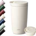KIVY Travel Coffee Mug Tumbler [24h Cold | 6h Hot] Reusable Insulated Coffee Tumbler Stainless Steel - Spill Proof Coffee Travel Mug - Leakproof 12oz Insulated cup to go - Dishwasher Safe, BPA Free