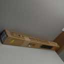 Art3d 48 x 96 Inch Natural Bamboo Wall Panel for Interior Wall Decor, Flexible Pole Wrap Wainscoting Wall Cladding Paneling for Living Room, Bedroom, Office, Kitchen Island, Light-carbonized