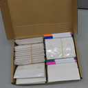 Shappy 30 Pieces Cardboard Folding Binoculars with Coloring Markers Paintable Make Your Own Paper Binocular 3x Magnification DIY Art Craft Kits for Boys Girls Christmas Birthday Party Supplies Class A