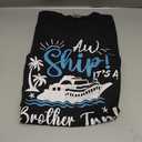 Brother Sister Cruise Trip Funny Cruising Vacation Matching T-Shirt, XXL, Ladies