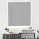LazBlinds No Drill Blinds for Indoor Windows, Cordless 1" Vinyl Mini Blinds, Privacy S-Curve Blinds for Windows, Room Darkening Horizontal Window Blinds and Shades for Home, 37" W x 64" H, Grey