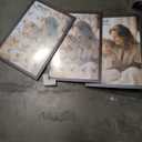 16x24 Frame Set of 3, Dark Brown Wood Grain 16x24 Poster Frame for Gallery Wall Mounting (3 Pack,Walnut)