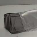 GIVLEFLY Large Tote Bag Organizer Insert, Purse Organizer with Zippered and Multiple Pockets and Cup Holder, Lightweight Handbag Divider with HandleDark Grey