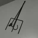 Garden Flag Stand Holder for Double Flags with Bird Garden Flag Stopper and Anti-Wind Clip 37H x 30W Black Wrought Iron Yard Season Flag Pole for 2 Flags Outdoor