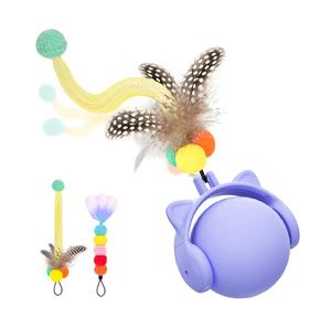 ORSDA Cat Toys for Indoor Cats, New Intelligent Voice Timing Touch Control Cats Ball, Simulate Mouse Sound Kitten Toy, Automatic Interactive Moving Cat Toy for All Ages