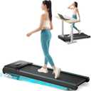 Walking Pad with Auto Incline, Under Desk Folding Treadmill with Remote Control and LED Display for Home Office, 3HP Portable Walking Jogging Running Machine, 300 LB Capacity