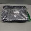 Travel Electronics Organizer, Waterproof Cable Organizer Bag for Electronic Accessories Double Layer Large Shockproof Cable Storage Bag for Cord, Power Bank, Tablet (Up to iPad 11 inch) - Black