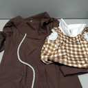 Coolproud American Historical Figures Costume includes coat dress glasses hat and necklace (7-8 Years, Brown)