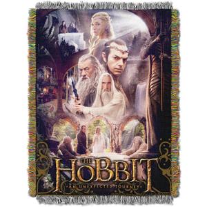 Northwest Lord Of The Rings - The Hobbit Woven Tapestry Throw Blanket, 48" x 60", Last House