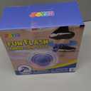 JOYIN Blue Ankle Skip Ball with Flashing Lights, Toy for Kids Indoor & Outdoor, Flashing Swing Ball Foldable Sports Toy, Birthday Gifts for Kids 3 4 5 + (Sapphire)