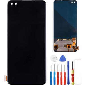 E-yiiviil Display Compatible with OnePlus Nord AC2001 AC2003 6.44" inch LCD Touch Screen Display Assembly with Tools(Not fit for n10&n100) (TFT) No Fingerprint Support