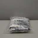 Enqinar Modern Abstract 3x5 Rug, Soft Grey Area Entryway Rug, Machine Washable Non Slip Area Rugs for Bedroom, Low Pile Stain Resistant Distressed Rugs for Living Room, Dining Room, Dorm, Grey White