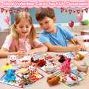 Valentines Day Gifts for Kids Classroom, 24 Pack Valentines Day Cards with Animal Plush Toy, Stuffered Animal Toys for Valentines Gifts Exchange, Kids Valentines Party Favors Supply For Boys Girls