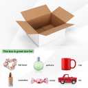 Rempry 30 Pack 8x6x4 Shipping Boxes White, Small Corrugated Cardboard Box for Mailing, Packaging Small Business, Kraft Mailer Gift Boxes