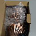 Copper Lotus Rain Chain 8.7 FT, Decorative Metal Rain Catcher with 12 Cups, Gutter Downspout Replacement