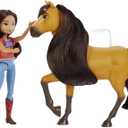 Spirit Lucky Doll (7 in) with 7 Movable Joints, Fashion Top, Treats, Brush & Spirit Horse (8 in) with Soft Mane & Tail, Great Gift for Ages 3 Years Old & Up