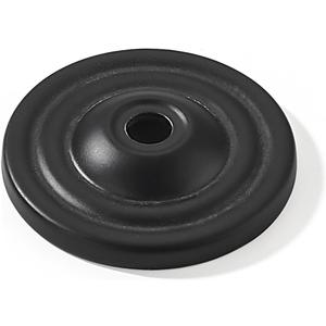 khtumeware 10 Pack 1.5 Inch Matte Black Backplate for Cabinet Knobs Cabinet Hardware Knob Back Plate.